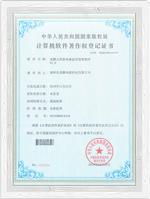 Software certificate