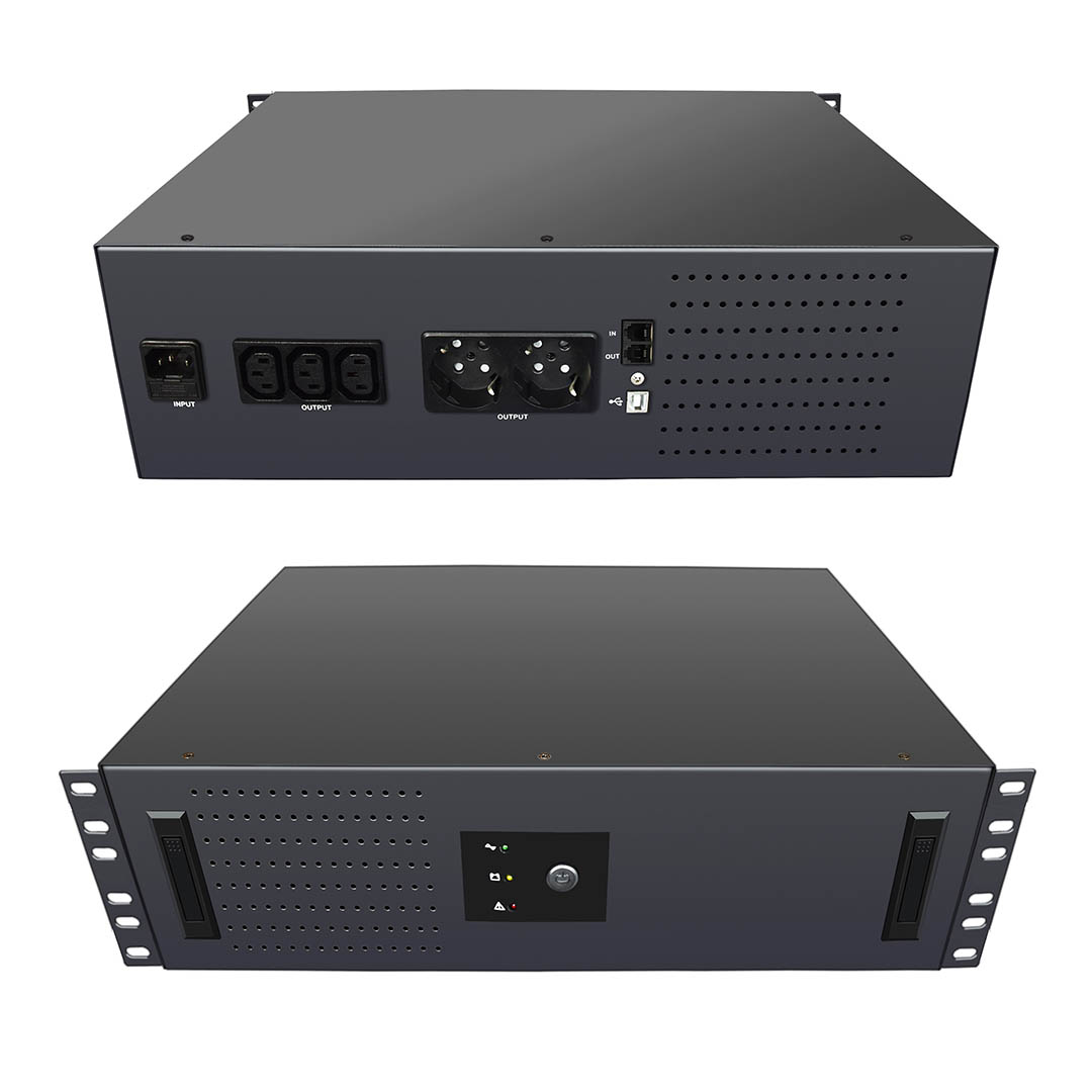 Ups 850 - 3kva Led interactivo de línea de Rack