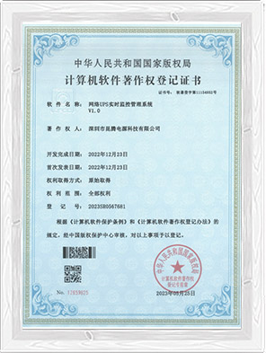 Software certificate